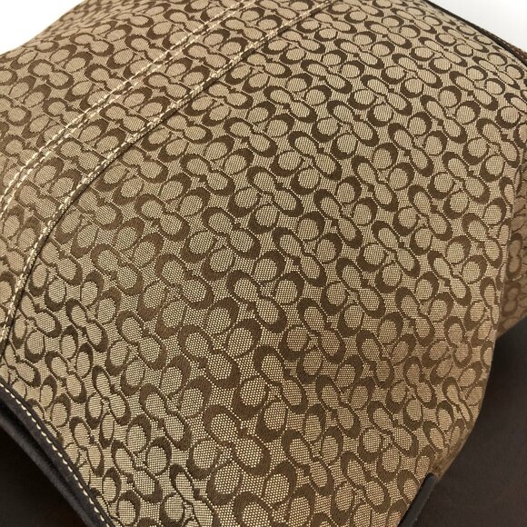 Coach Vintage Signature Large Duffle Shoulder Bag - Picture 13 of 14